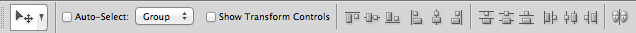 The Options Bar in Photoshop CS4. Image  2009 Photoshop Essentials.com.