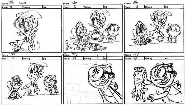 flash animation storyboard template